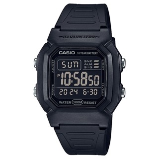CASIO(W-800H-1B)防水100米 運動數位電子錶 大顯示器