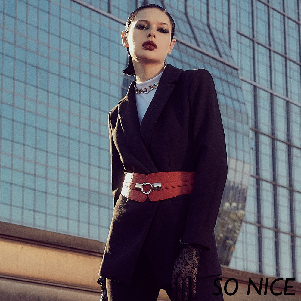 SO NICE【特惠】都會內磨毛西裝外套｜都會時尚女裝 【52245011】