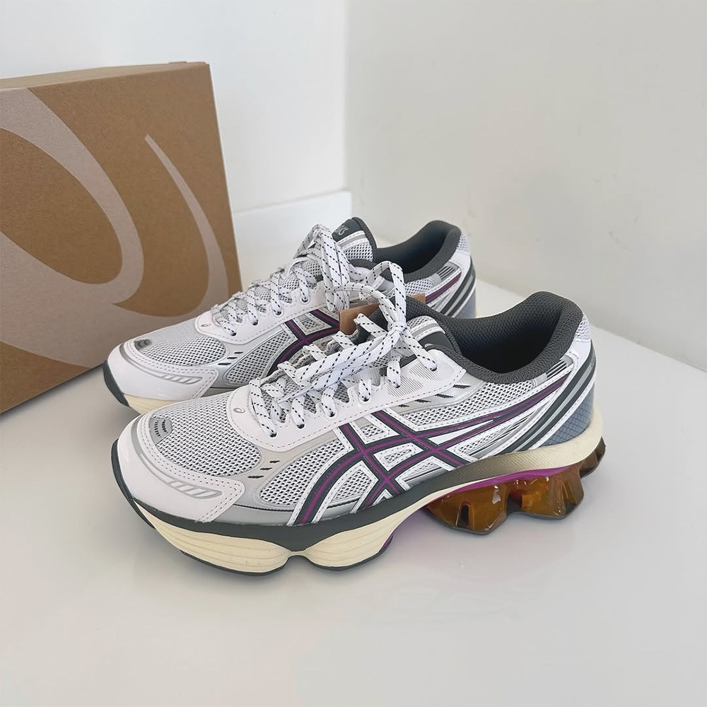 Asics Gel-Kinetic Fluent 白桃 運動鞋 女款 B5995【新竹皇家1203A591-100】