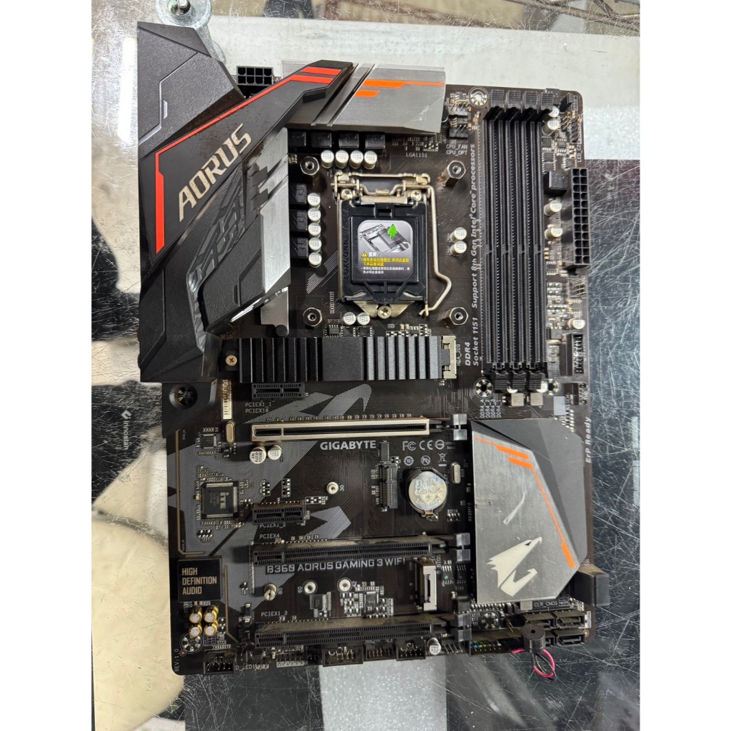 技嘉 B360 AORUS GAMING 3 DDR4 八代 九代 功能正常 如圖