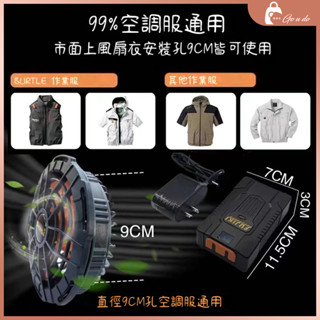 購優多 臺灣現貨🚚 日本 FUJIKI 22V空調服專用風扇 冷降溫空調服男工作服專用配件BURTLE 風神通用