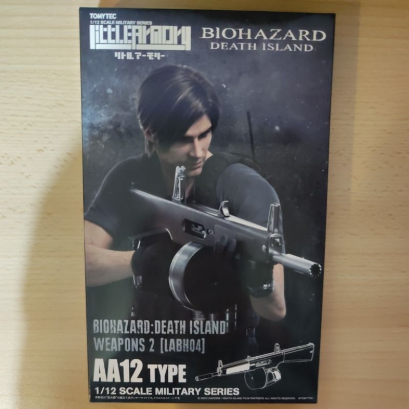 TOMYTEC 1/12 迷你武裝 LABH03 惡靈古堡 死亡島 武器2 AA-12 自動霰彈槍 模型 組裝 里昂