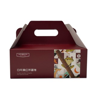 日月潭紅茶蛋捲禮盒 36g×6包 長條蛋捲 手提包裝 蛋奶素點心 臺灣伴手禮 零食推薦 喝喝茶
