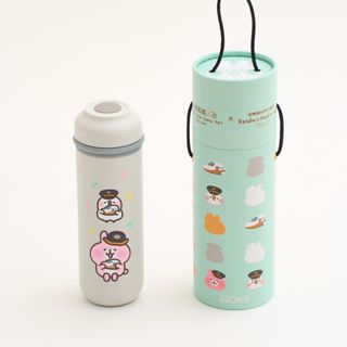 【保溫瓶】全新未使用 400ML 卡娜赫拉的小動物 高鐵聯名陶瓷保溫瓶 臺灣高鐵 304不鏽鋼 WOKY