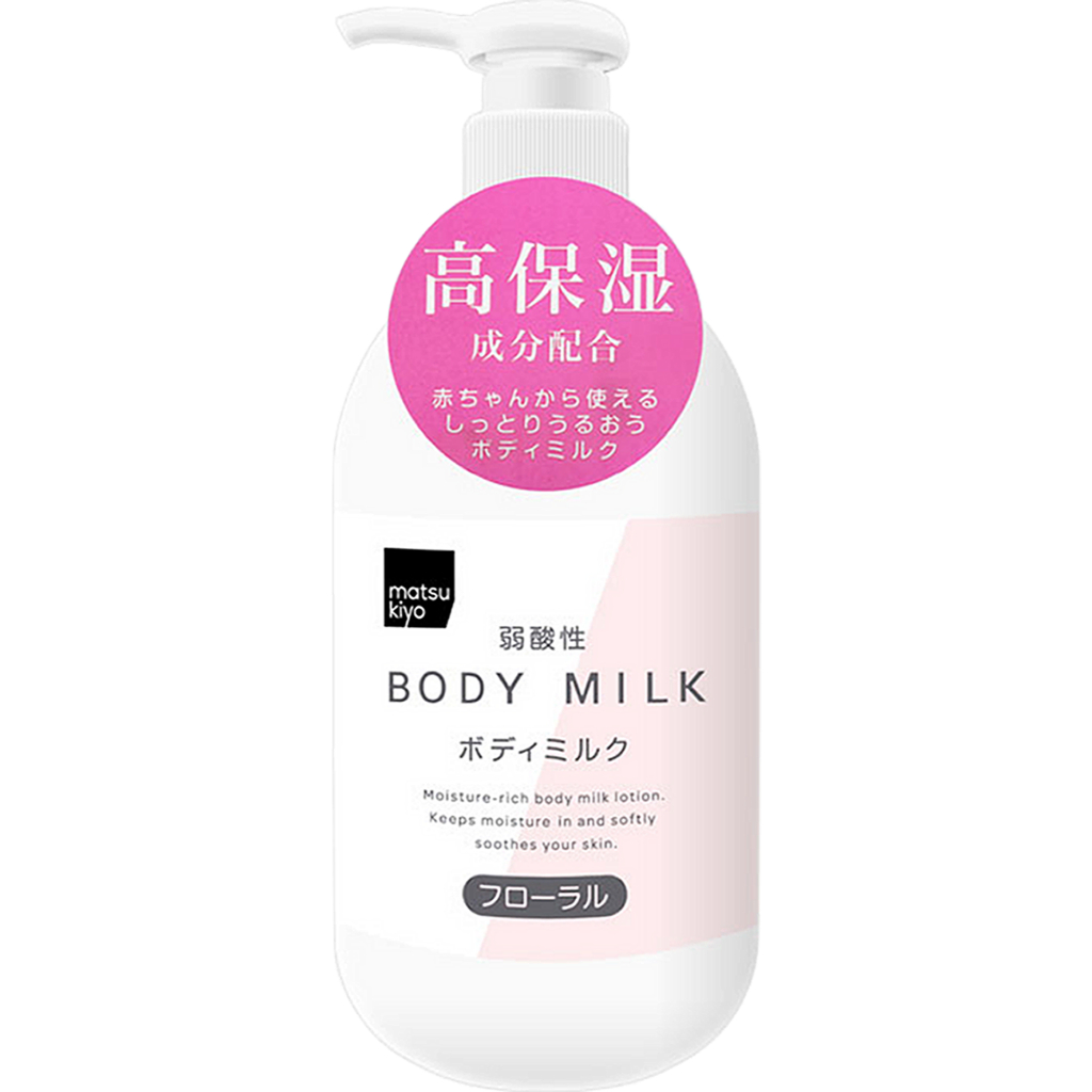 MK 弱酸性水潤保濕身體乳 柔美花香 400mL【松本清 matsukiyo】