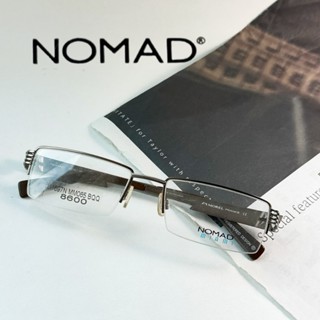 【NOMAD 】法國經典黑貓品牌｜法國製｜鐵灰｜鏡框出清 ｜長方半框｜附原廠盒