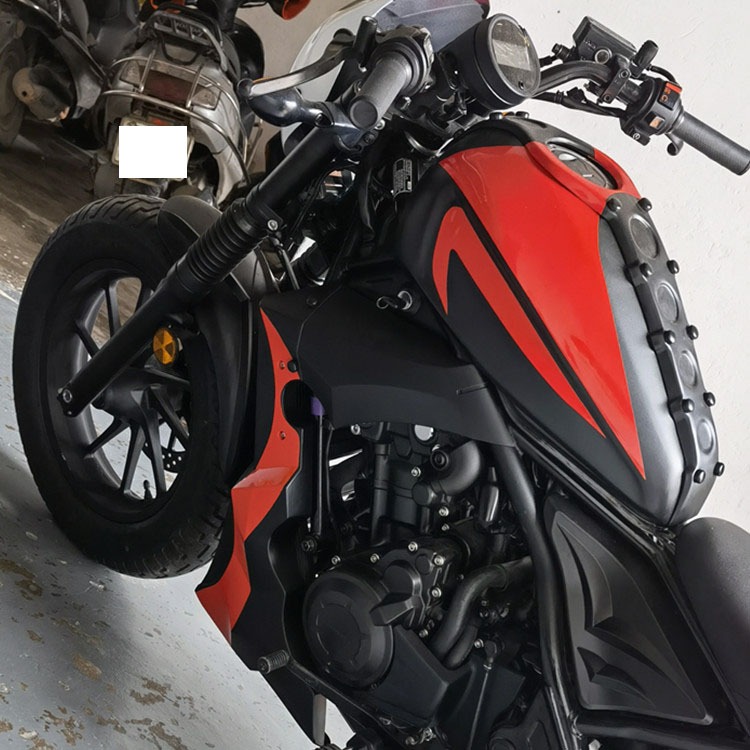 Rebel 1100T導流側板 適用於 Honda rebel500改裝黑化下導流罩 CMX500  rebel500