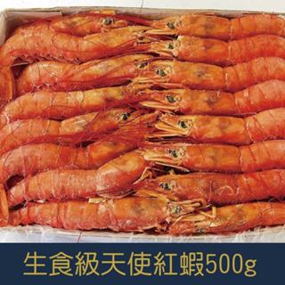 【就是愛海鮮】L1-L2生食等級隨機出貨-天使紅蝦500g±10%(約7-9隻) [量大可配合批發/團購]