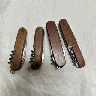 [沐沐屋] 木柄 多功能折疊工具 瑞士刀 -
