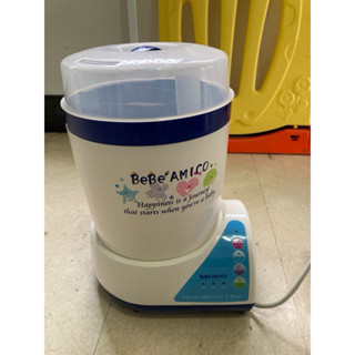 二手 Bebe’ Amico 負離子消毒烘乾鍋 蒸氣消毒鍋 消毒鍋 奶瓶奶嘴消毒 奶瓶烘乾 TM-708A