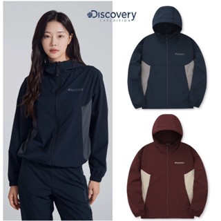 限時特價❗️韓國 Discovery 24FW 男女裝 撞色尼龍風衣連帽外套 DXTR25044
