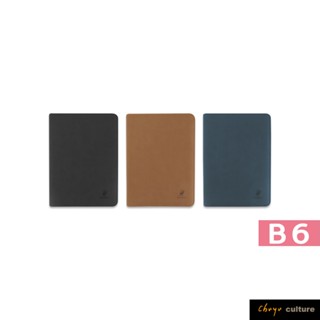 珠友 B6/32K 6孔拉鍊包萬用手冊/附20張橫線內頁/皮質6孔活頁筆記本 BC-72232