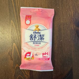舒潔 濕式衛生紙 女性專用 14抽 / 40抽