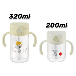 【臺灣現貨！】2024年新款 利其爾 Richell 《史努比》吸管學習水杯320ml/200ml