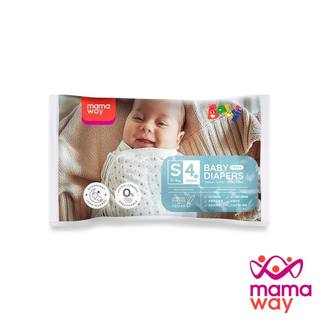 【Mamaway媽媽餵】嬰兒尿布/紙尿褲S(4入)-試用包
