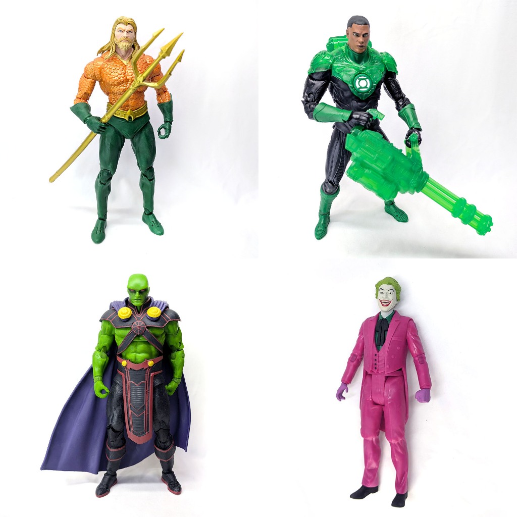現貨 正版 麥法蘭 McFarlane DC 正義聯盟 火星獵人 綠燈俠 綠光戰警 約翰史都華 水行俠 無盡寒冬 小丑