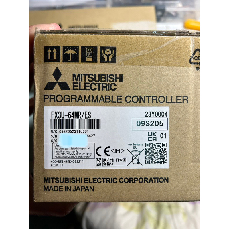 新品現貨三菱PLC FX3U-64MR/ES