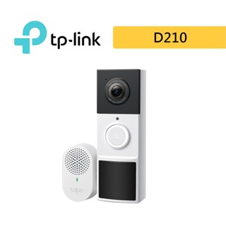 TP-Link Tapo D210 2K 300萬畫素AI智慧無線視訊門鈴