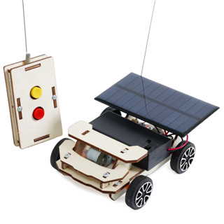 【W先生】科技小製作 木製 3D拼圖 太陽能 遙控車 生活科技 科學實驗 玩具 益智 教育 DIY 拼裝 自行組裝