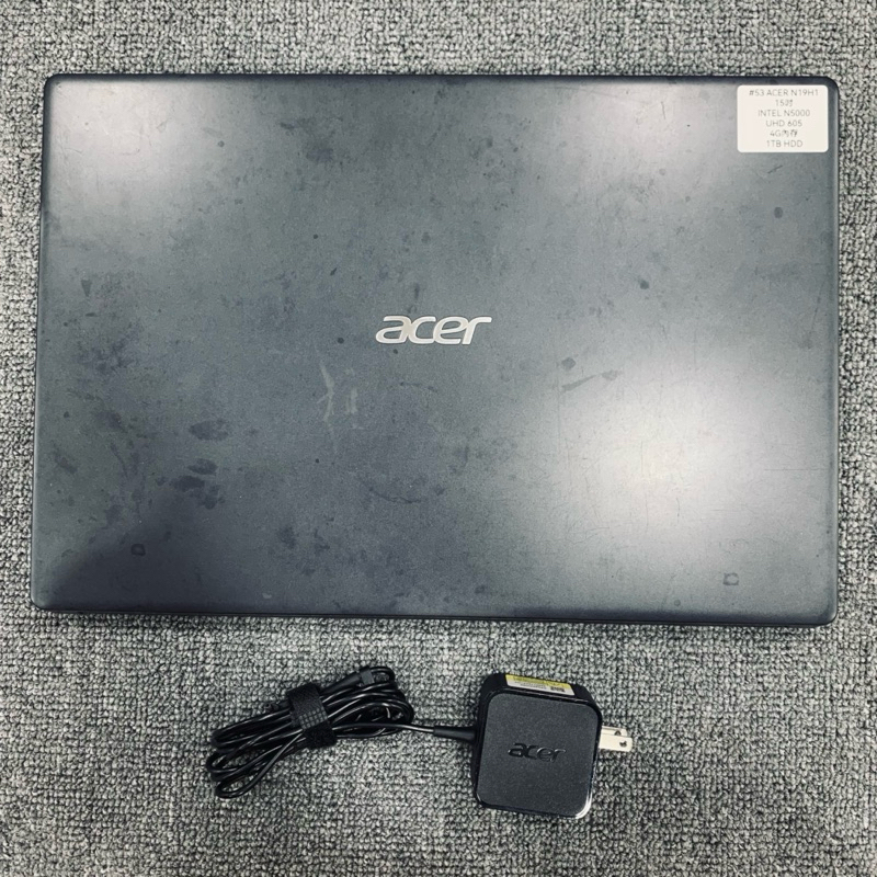 Acer N19H1｜15吋 N5000/UHD 605/4GB/1TB HDD｜黑色｜二手良品｜#53