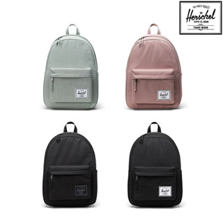Herschel 官方直營 13 14吋筆電包 Classic Backpack 後揹包-黑/粉/極致黑/青瓷綠