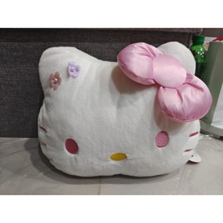 全新 正版12吋 hello kitty 花卉頭型 抱枕 靠枕