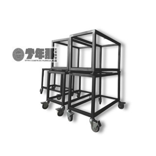 臺灣製.推車.鐵架.木板推車.木板架.置物架.擺放架.手推車.系統櫃推車.黑化.