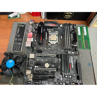 技嘉GA-H270-GAMING 3主機板+CPU I7 7700+DDR4 8Gx2+風扇+擋板