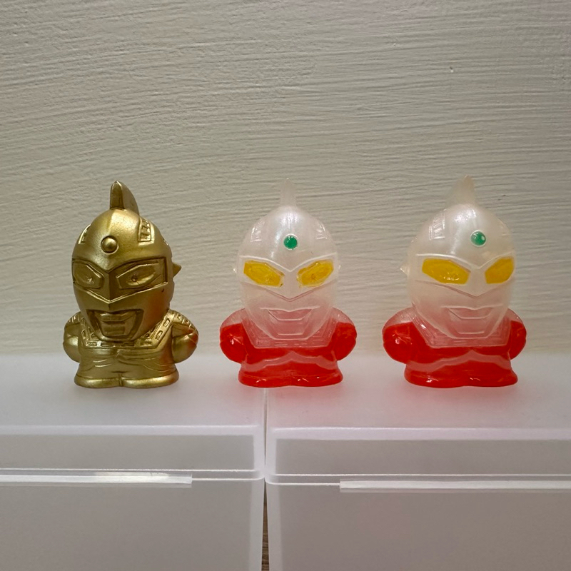 ￥My公仔￥ 日本限定 萬代 超人力霸王 透明塗裝 超人七號 太郎 泰羅 鹹蛋超人 奧特曼 軟膠公仔 指偶 指人形 食玩