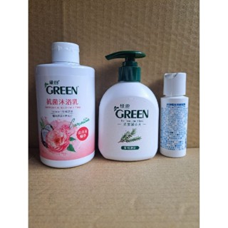 綠的 抗菌沐浴乳-山茶花／綠的茶樹抗菌洗手乳／潔淨釋放洗卸凝膠##2024中化合成