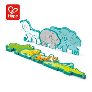 【德國Hape】字母與野生動物立體拼圖 玩具 兒童玩具 學習玩具