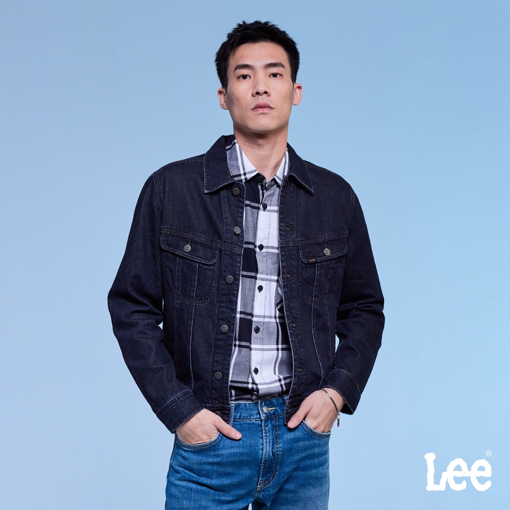 Lee 經典牛仔外套 男 深藍洗水 LB414005718