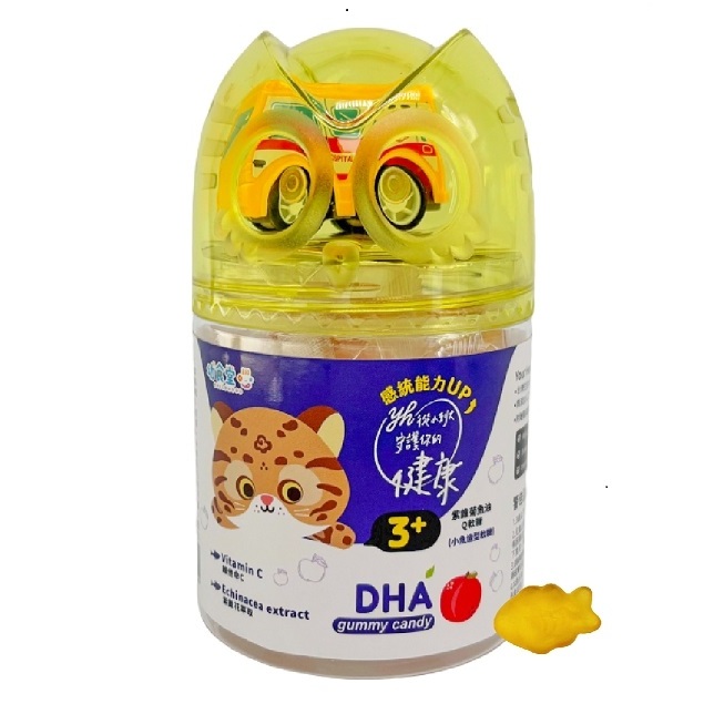 幼康YH維他命C脆皮軟糖/紫錐菊魚油軟糖