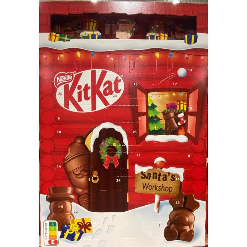 NESTLE KITKAT 奇巧聖誕倒數月曆威化巧克力 208公克-吉兒好市多COSTCO代購