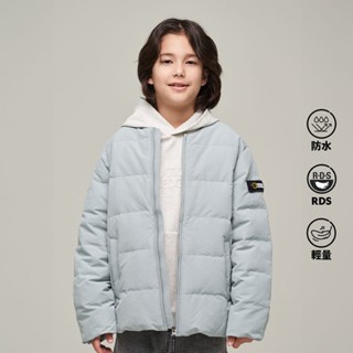 【國家地理服飾】兒童HERON輕量羽絨外套 - 薄荷綠色