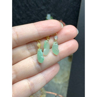 J.S精品珍寶*「天然翡翠」 * T * 福袋 / 小滴溜 /綠福袋 /招財福袋