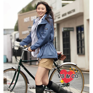 💖VS & CO💖歐洲outlet代購 Aigle艾高goretex 防風防水縮腰顯瘦連帽戶外風衣外套 夾克外套