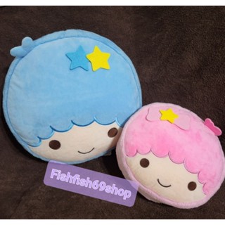 N 可愛 Kiki&Lala 雙子星 情侶 馬卡龍抱枕