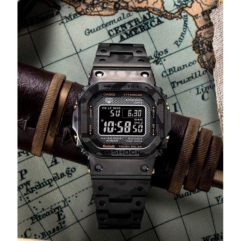 CASIO G-SHOCK GMW-B5000TCM 🇯🇵鈦金迷彩，絕版逸品🇯🇵台灣公司貨 MRG B5000 鈦金屬