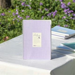 KOKUYO Little Woods軟線圈8mm點線筆記本/ A5/ 80頁/ 紫 eslite誠品
