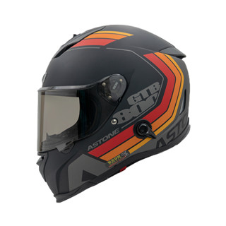 ASTONE GTB800 安全帽 AO35 平黑紅 輕量化 全可拆洗內襯 緊急穿脫 全罩 內墨片 GTB800