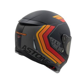 ASTONE GTB800 安全帽 AO35 平黑紅 輕量化 全罩 內墨片 GTB800《淘帽屋》