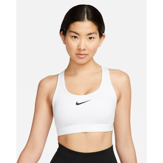 NIKE AS W NK SWSH MED SPT BRA 女 運動內衣 白-DX6822100