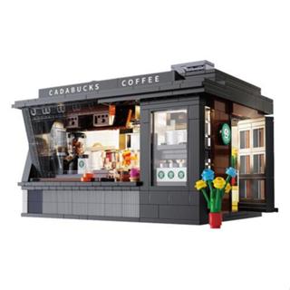 Cada 日式積木 場景組-咖啡屋、包子店、雜貨店、食堂 ToysRUs玩具反斗城