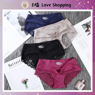 【E值】 性感內褲 M-2XL 內褲無痕 蕾絲內褲 冰絲內褲 內褲涼感 低腰內褲 大尺碼無痕內褲 大尺碼內褲 女生內褲