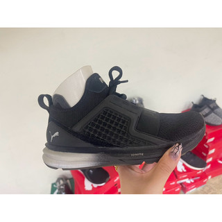 大灌體育👟庫存ng出清 PUMA Ignite Limitless 運動 女鞋 慢跑鞋Metal 女 黑18998803