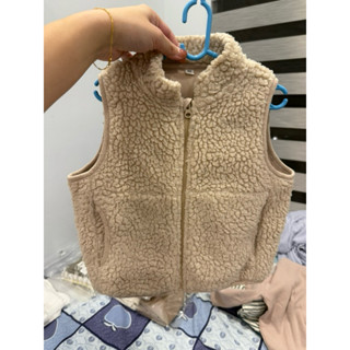 （降價） MUJI 無印良品 童裝 5件組 1件羊羔毛背心3件上衣1件長褲 80cm