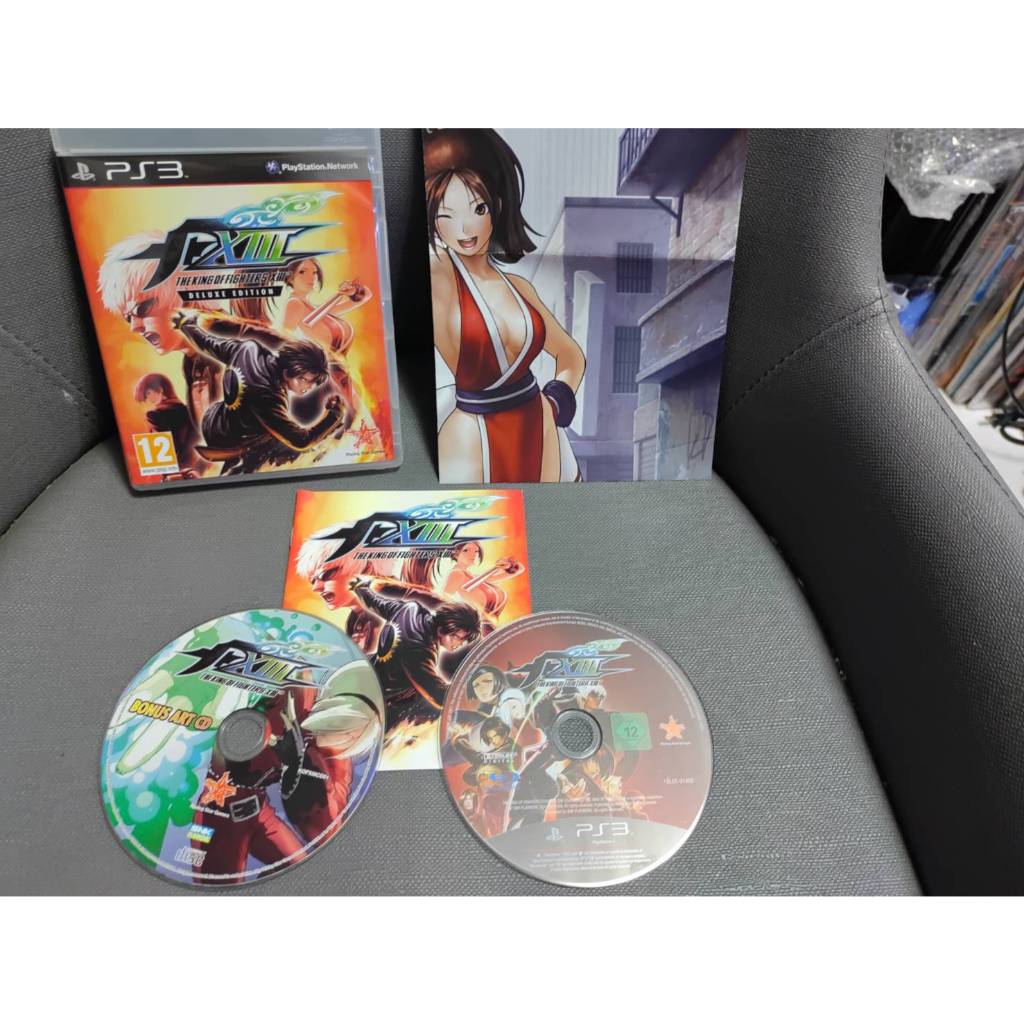 網拍唯一只此一片 PS3 豪華版 格鬥天王13 拳皇XIII KOF13 中英文版 含特典CD 不知火舞海報