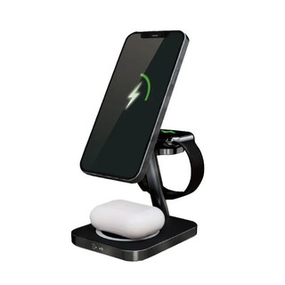 【VAP】三合一 磁吸無線充電器 手機支架快充 (適用iPhone、Apple Watch、AirPods 耳機)