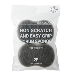 韓國 樂扣 LocknLock 樂扣樂扣 防刮洗碗海綿菜瓜布 2入 $70